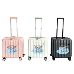 Side Opening Small Luggage Compartment, 20 Inch Compact Wheeled Travel Bag, Suitable For Carrying Around, Lightweight And Practical