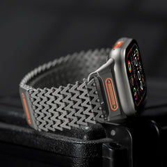 Milanese Strap With Metal Magnetic Clasp W-shaped Dragon-scale Personalized Wristband