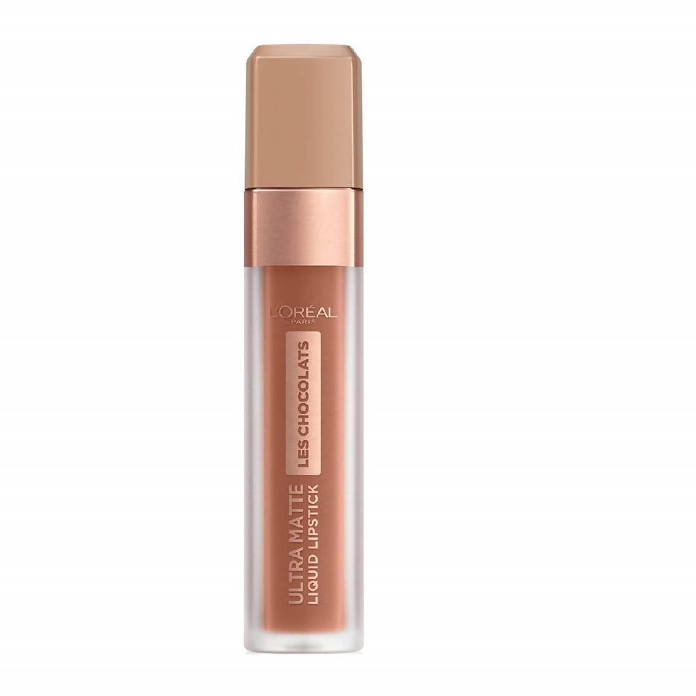 L'Oreal Paris Les Chocolats Ultra Matte Liquid Lipstick - 862 Volupto Choco