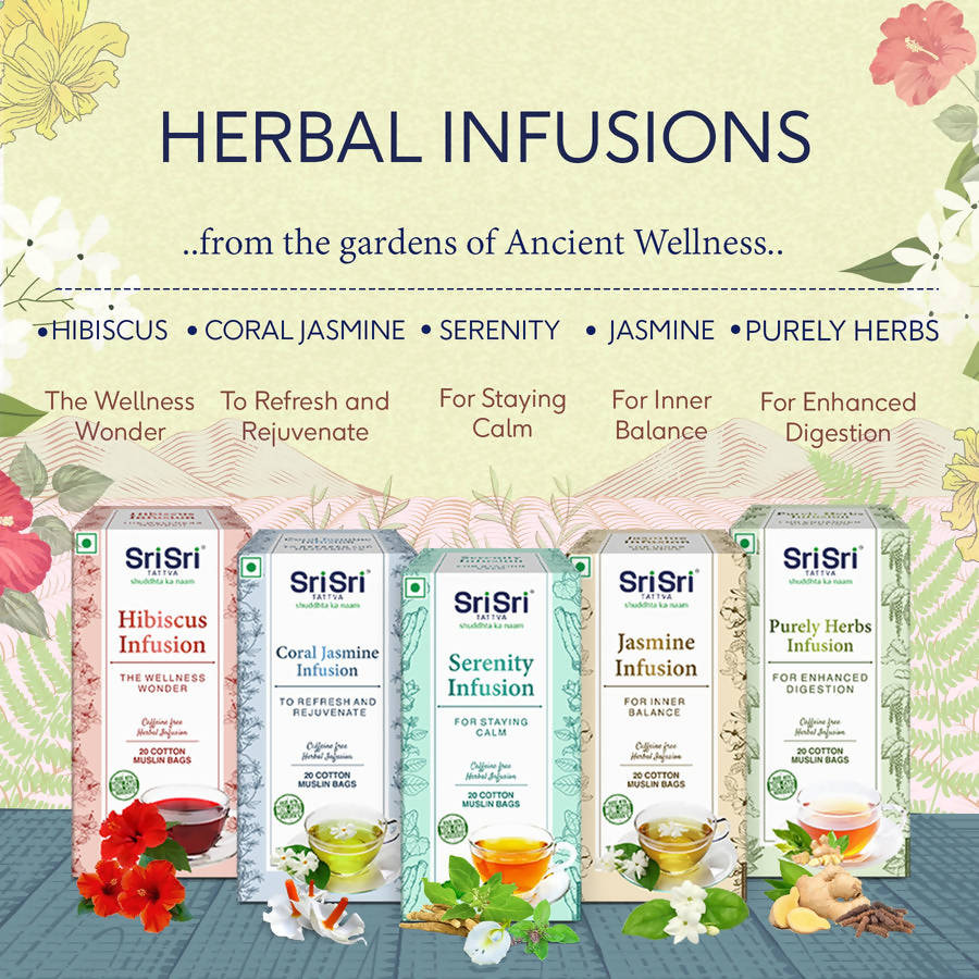 Paquete múltiple de infusiones herbales Sri Sri Tattva