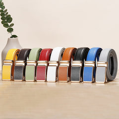 Ceinture personnalisée tendance pour homme à boucle automatique