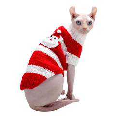 Pull chaud pour chat sans poils, vêtements pour chat
