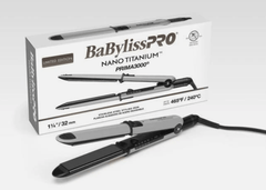 BaBylissPRO Nano Titanium Prima3000 1-1/4" Flat Iron (Grey)