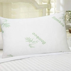 Bamboo Memory Foam Hypoallergenic Pillow - Assorted Sizes