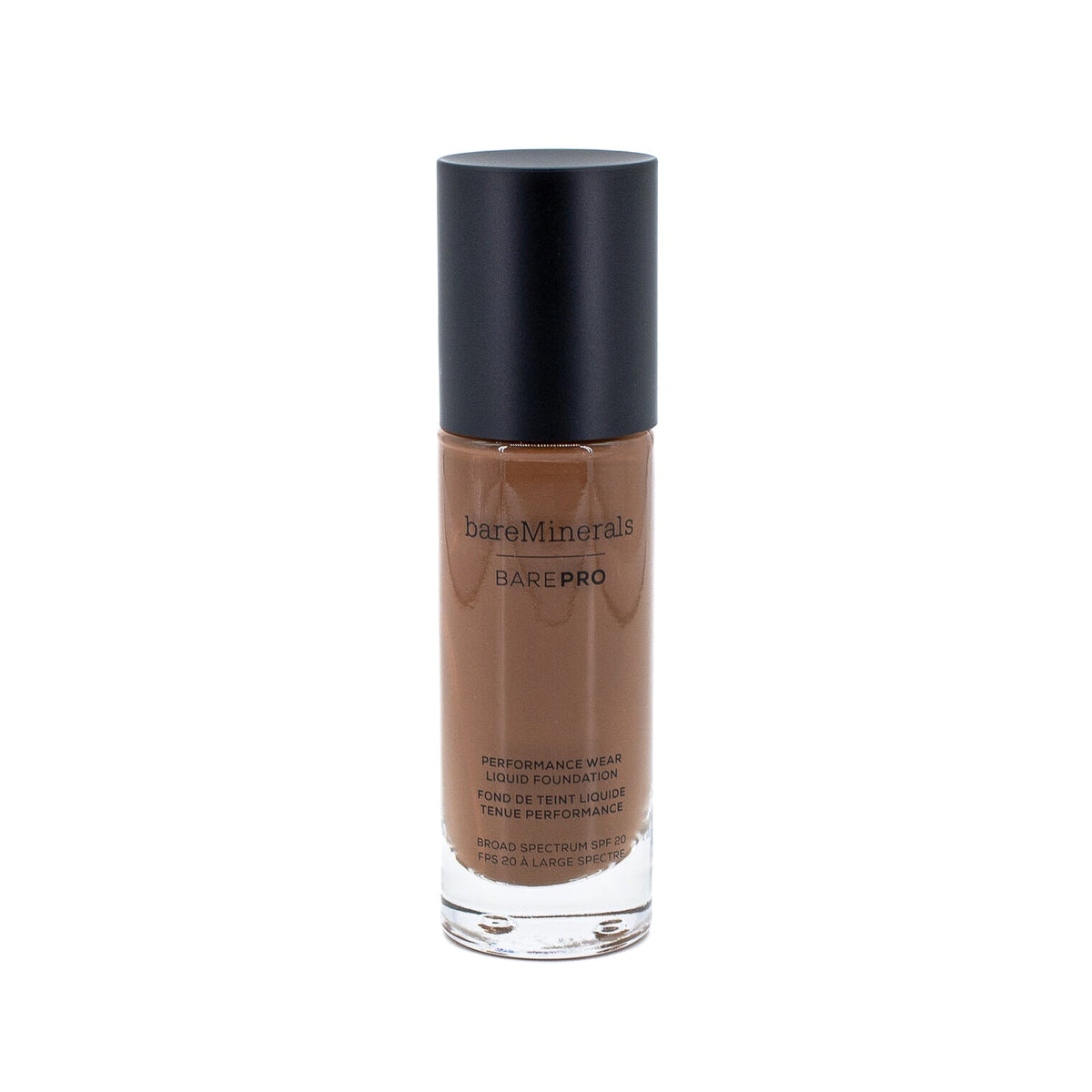 Fond de teint liquide haute performance BAREPRO bareMinerals COCOA 30 1oz - Boîte imparfaite