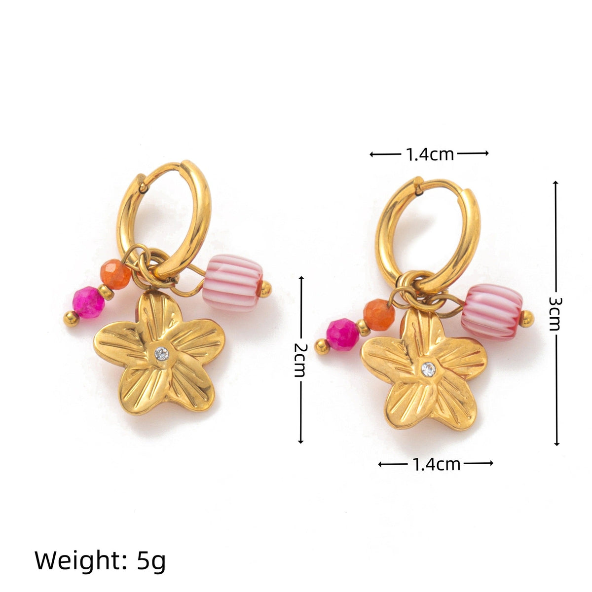 Floral Ear-clip Eco-friendly Jewelry
