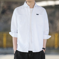 Casual Retro Minimalist Shirt For Men