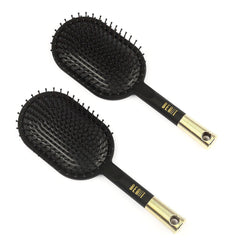 Brosse à cheveux plate avec coussin Beaut, neuve