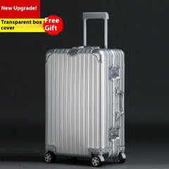 Bagage de voyage en métal pour homme et femme