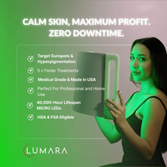 Illuminate Green V1 green light therapy panel for even skin tone, medical grade, home or professional use | H.E.A.L Hair Care