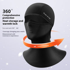 Masque chaud pour le visage pour le vélo et le ski en hiver