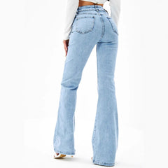 New Womens Denim Flared Jeans For Apparel Export