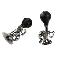 Bicycle Air Horn Safety Bell Ring Handlebar Bicycle Accessories Mountain Road Bike Cycling Loud Bells Alloy Trumpet Honking Bike Horn For Adults Classic Bugle Horn Metal Squeeze Horn For Golf Cart Fits All Bicycle Handle Bar Loud Sounds