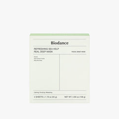 Biodance Refreshing Sea Kelp Real Deep Mask 34g X 4ea