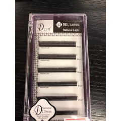 Cils BL naturels de haute qualité, courbure D