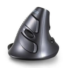 Black Ergonomic Design Vertical Mouse Adjustable DPI Optical Right Hand Mouse Reduce Wrist Pain 6 Buttons Modern Mouse For Computers Laptops PC