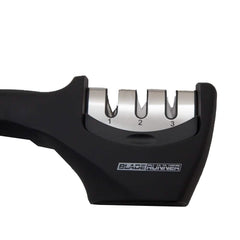 Bladerunner Kitchen Knife Sharpener - Fast Precision 3 Step Sharpening System