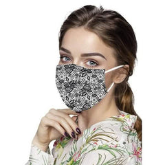 Butterfly Disposable Mask Flowers Lace