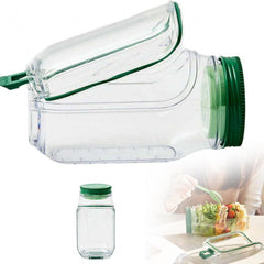 Portable Plastic Salad Pod All-In-One Container With Leak Proof Oats Container Reusable Keep It Good Salad Bowl Meal Prep Kitchen Gadgets