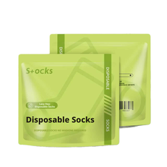 Chaussettes à enfiler pour journée décontractée-tube moyen-grises-polyester et coton-5 paires-1 sac