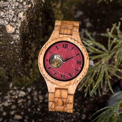 Mens And Womens Minimalist Wooden Watches