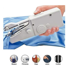Portable Handheld Sewing Machine Cordless Clothes Quick Stitch