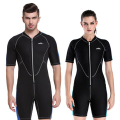 Neoprene Wetsuits Men's And Women's Swimming WetSuits One-Piece Thicken Swimsuit Short Sleeve Deep Diving Surfing Wetsuits