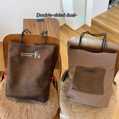 Leopard-print Shoulder Bag Large-capacity Bucket Bag