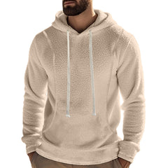 Mens Fleece Long-Sleeve Pullover Hoodie