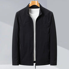 Mens Slim-fit Stand-collar Jacket