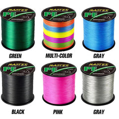 PE4 Braided 300m Fishing Line For Lure Casting And Long-distance Casting
