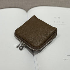 First-layer Cowhide Jewelry Pouch Mini And Convenient