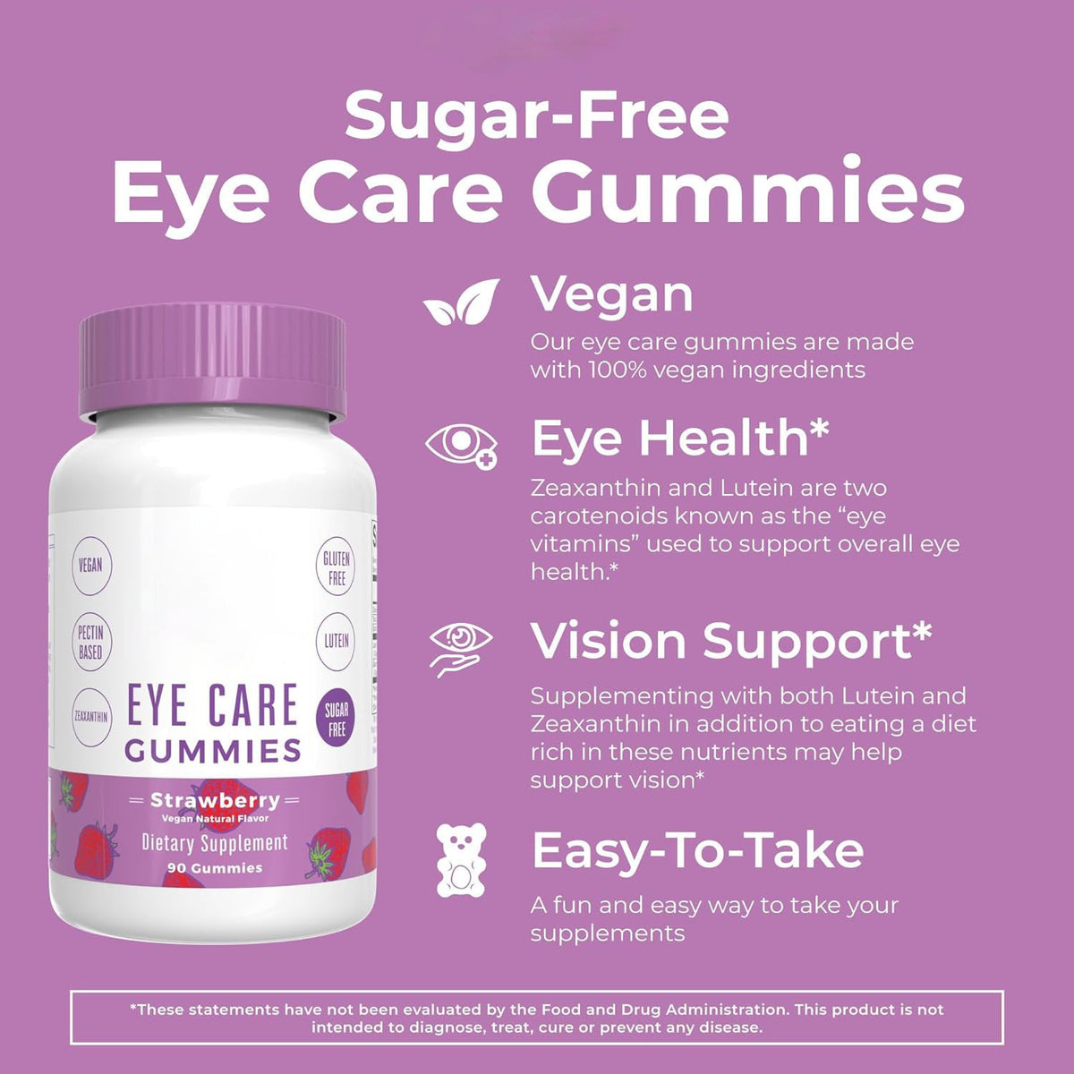 Sugar-Free Lutein And Zeaxanthin Gummies