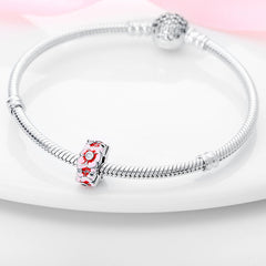 Round Clip-bead DIY Bracelet Accessories, Fashionable Beading Components