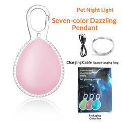 Nighttime Dog-Walking Pendant Light A Tiny Anti-Lost Accessory For Your Furry Friend