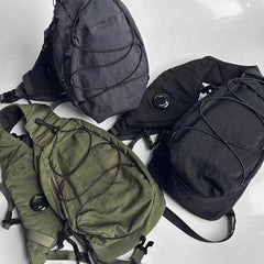 Street-style Mens Large-capacity Chest Bag Cool And Personalized CP Design