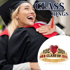 December Birthstone Graduation Commemorative Ring