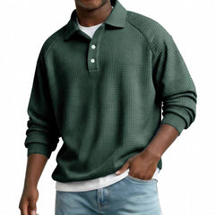 Prenda superior masculina informal y elegante de manga larga