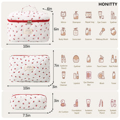 Floral Home Storage Cosmetic Bag