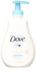 Dove Baby Tip To Toe Wash 13 Ounce Rich Moisture Pump (384ml) (6 Pack)