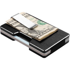 Carbon Fiber Pocket Money Clip Wallet with RIFD Card Blocking