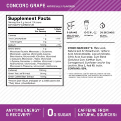 Amino Acid Energy Powder Greenteacoffee Grape Seed Extraction