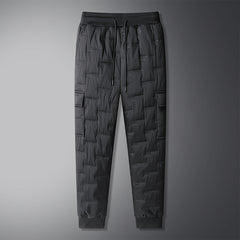 Thickened Plus-size Long Pants With Multiple Pockets For Fall And Winter