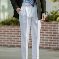Pantalones casual de algodón para hombre de Nápoles