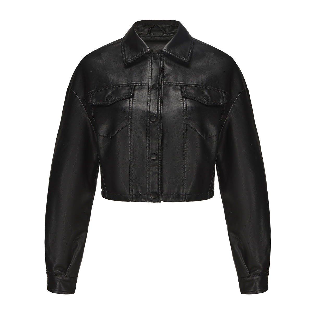 Women's Long-sleeved Single-breasted Short Jacket European And American