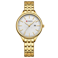 Womens Waterproof Simple Bar-Clasp Watch