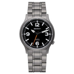 Bernie Mens Waterproof Highly Luminous Titanium Alloy Quartz Watch