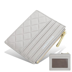 Womens Drivers License Card Holder Slim Zippered ID Case
