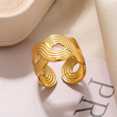 Irregular Wide Band Ring For Women