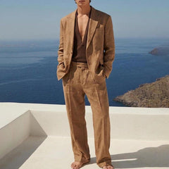New Autumnwinter Retro-style Jacket And Trousers Set
